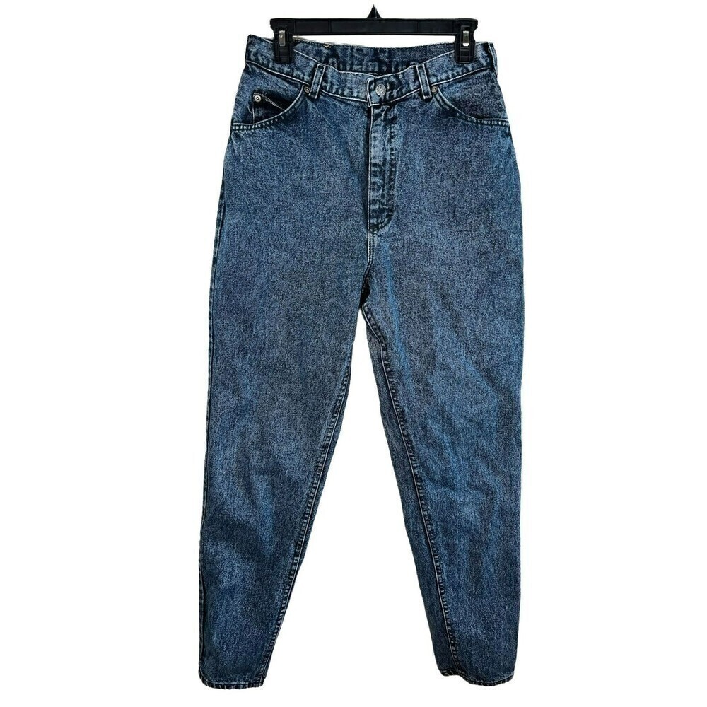 Vintage Lee Womens Acid Wash Stonewash High Waist 80's 90's Mom Jeans Size 14 L